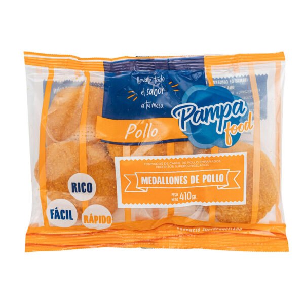 MEDALLONES DE POLLO X BOLSA 410 GRS